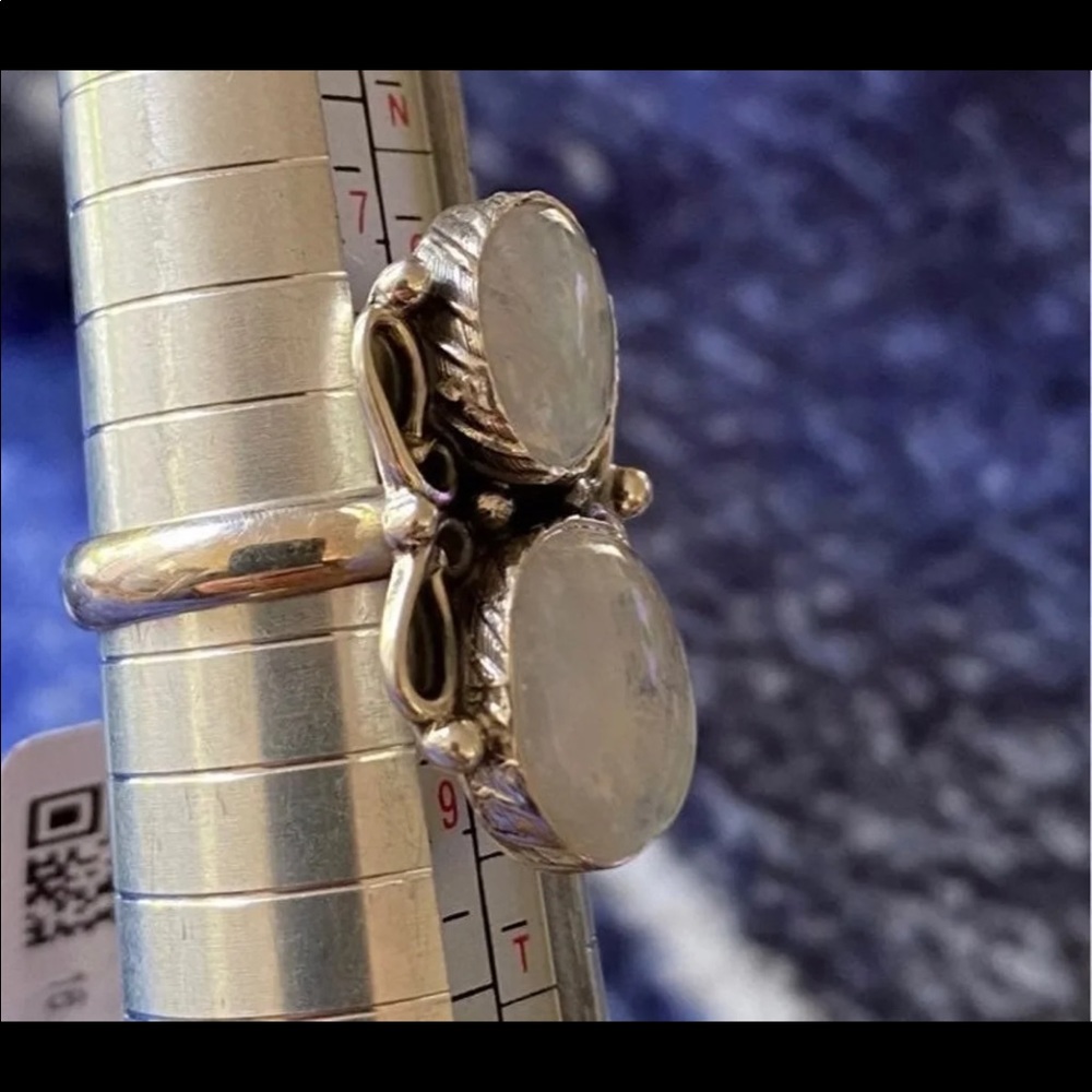 Rainbow Moonstone Ring - image 3